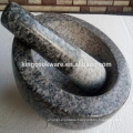 16.5*10cm stone granite slope front mortar and pestle